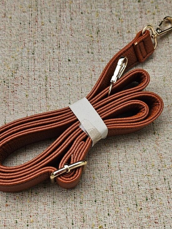 Handbags - Replacement Strap for Shoulder Bag Hand Bag Brown Faux Leather Strap Adjustable